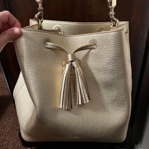 Gold Tory Burch Purse